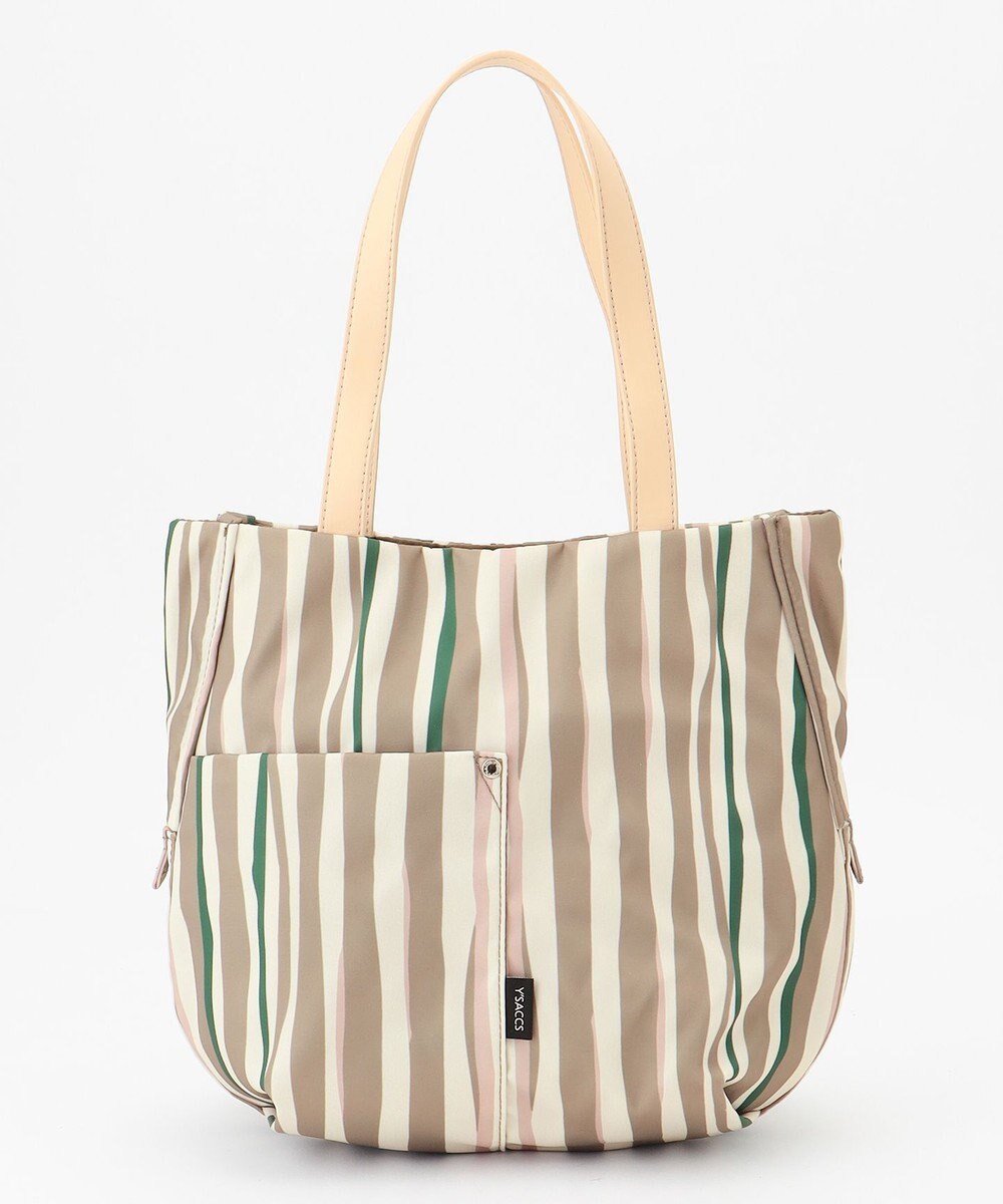 Y'SACCS 【ムック本掲載】ドローイングストライプ　ミニトートバッグ 