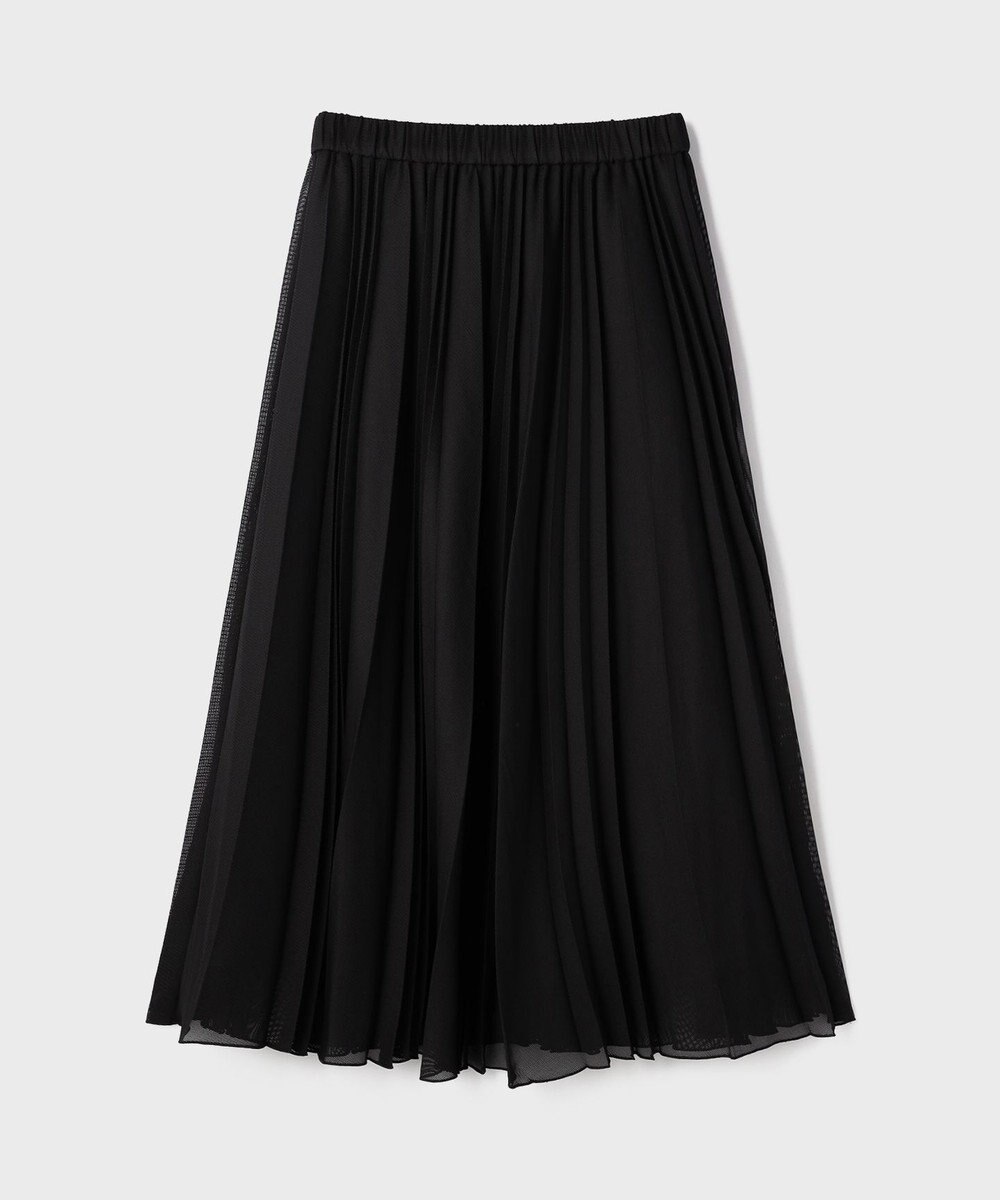 GRACE CONTINENTAL メッシュプリーツスカート 