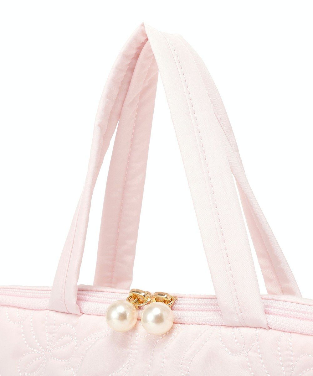 Maison de FLEUR リボン柄キルティングPCケース 