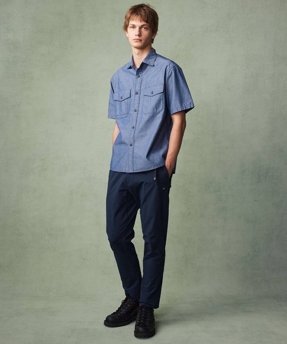 JOSEPH ABBOUD MOUNTAIN 【テーム・ヤルヴィモチーフ】バックデザイン 半袖シャツ 