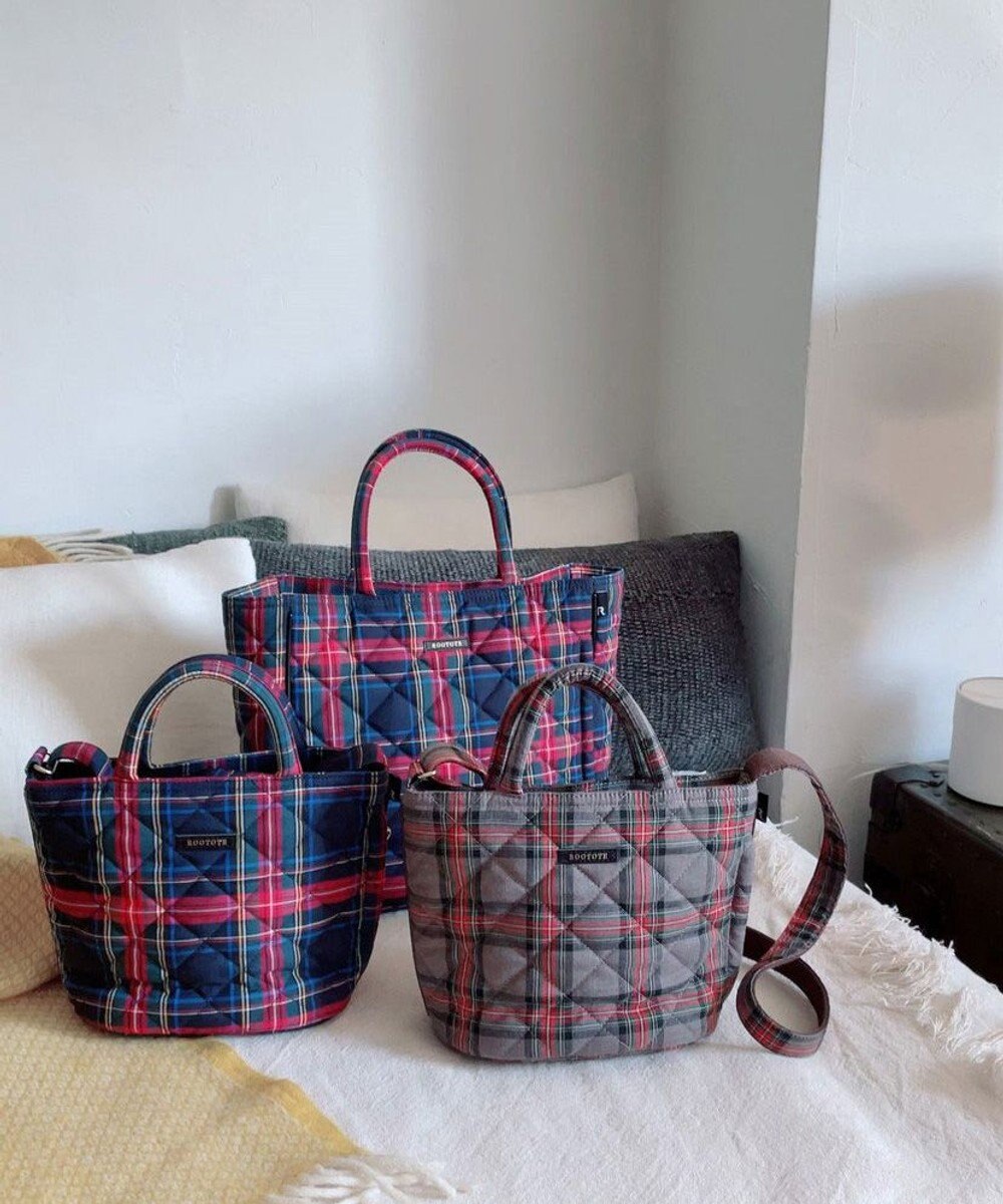 ROOTOTE 1211【ミニトート】EU.ベビールー.チェックキルト-B 