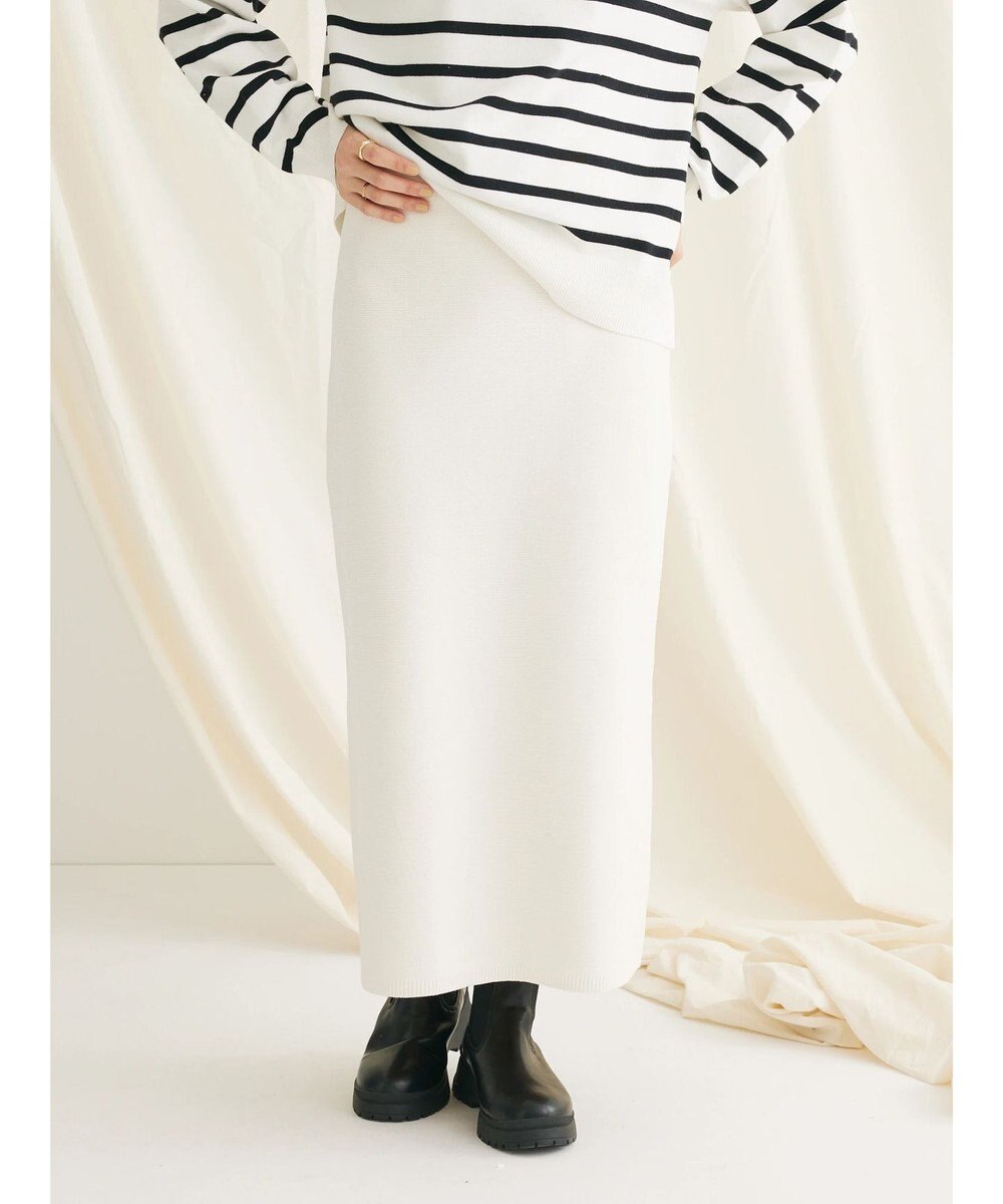 CRAFT STANDARD BOUTIQUE シェニールヤーンニットスカート 