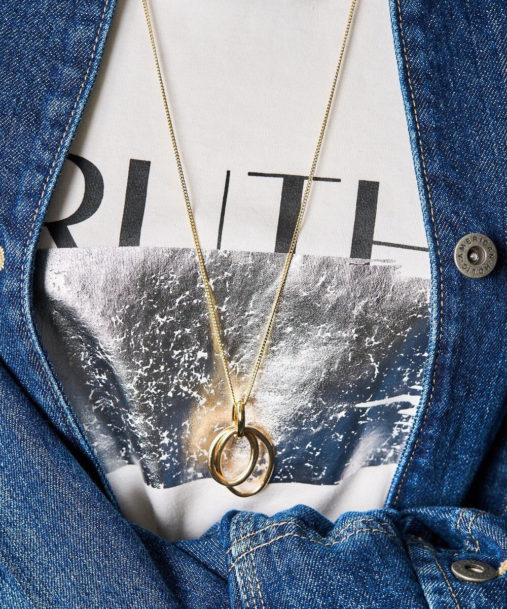 AMERICAN HOLIC メタルワントップロングネックレス 