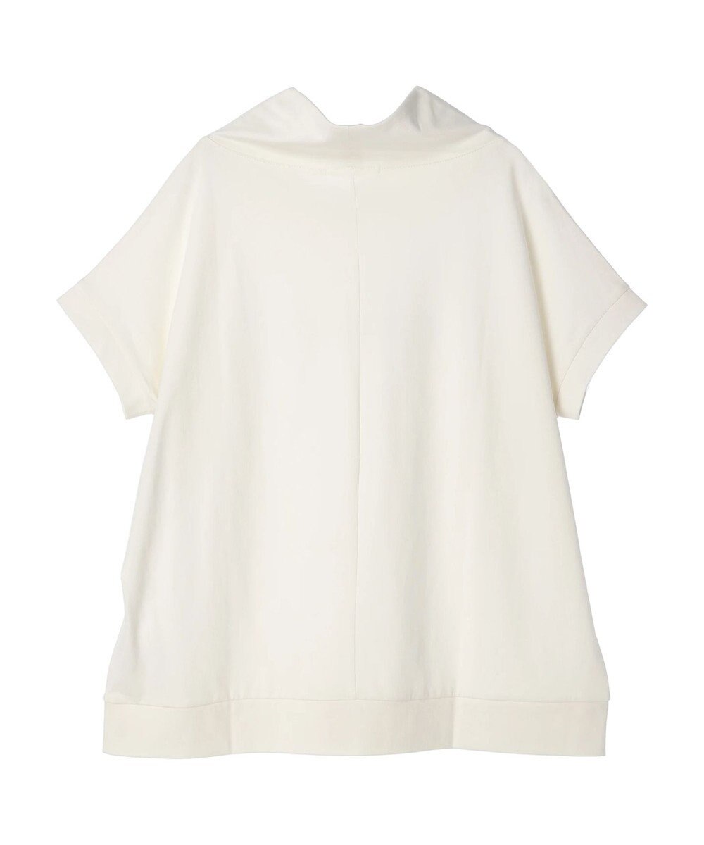 Green Parks フレンチスリーブ抜け襟カットプルオーバー 