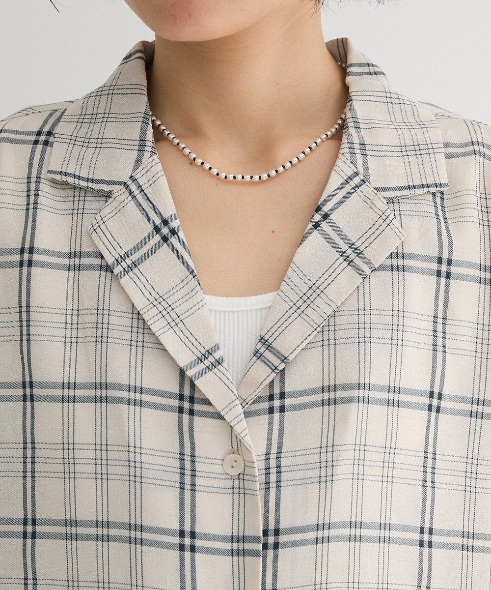 Green Parks 開襟シアージャケット風シャツ 