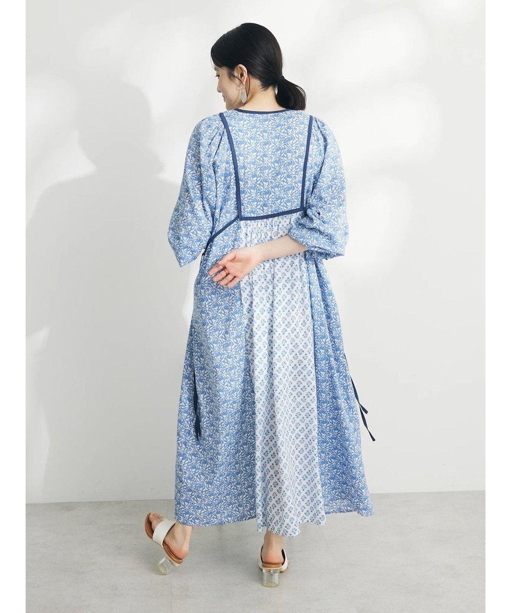 CRAFT STANDARD BOUTIQUE インド綿混エスニック切替ワンピース 