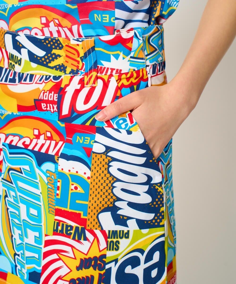 FILA GOLF／marie claire 【Loudmouth】柄スカート 