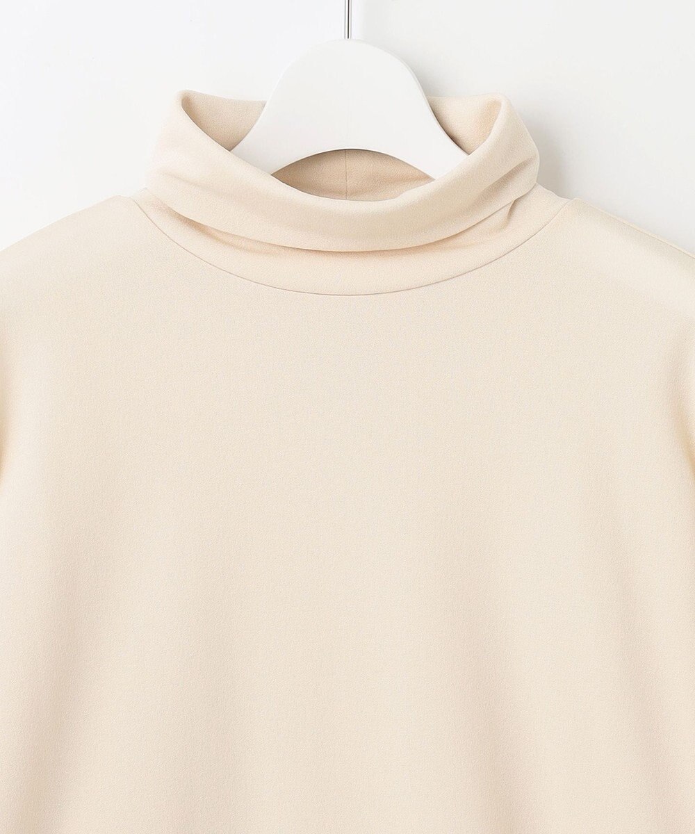 自由区 S 【洗える】ビンテージパールタートルネック カットソー 