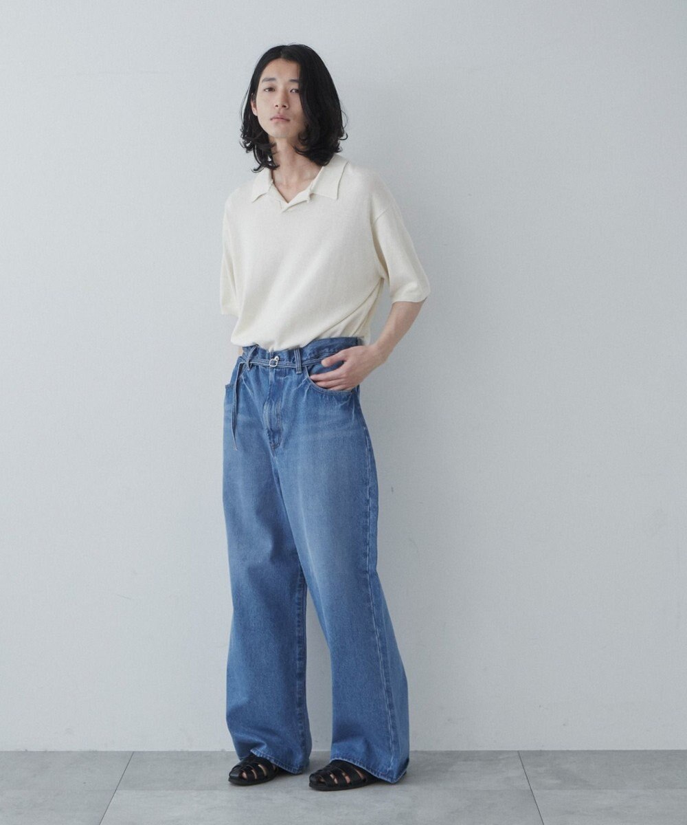 WEGO 【ユニセックス着用ITEM】スキッパーニットポロ 