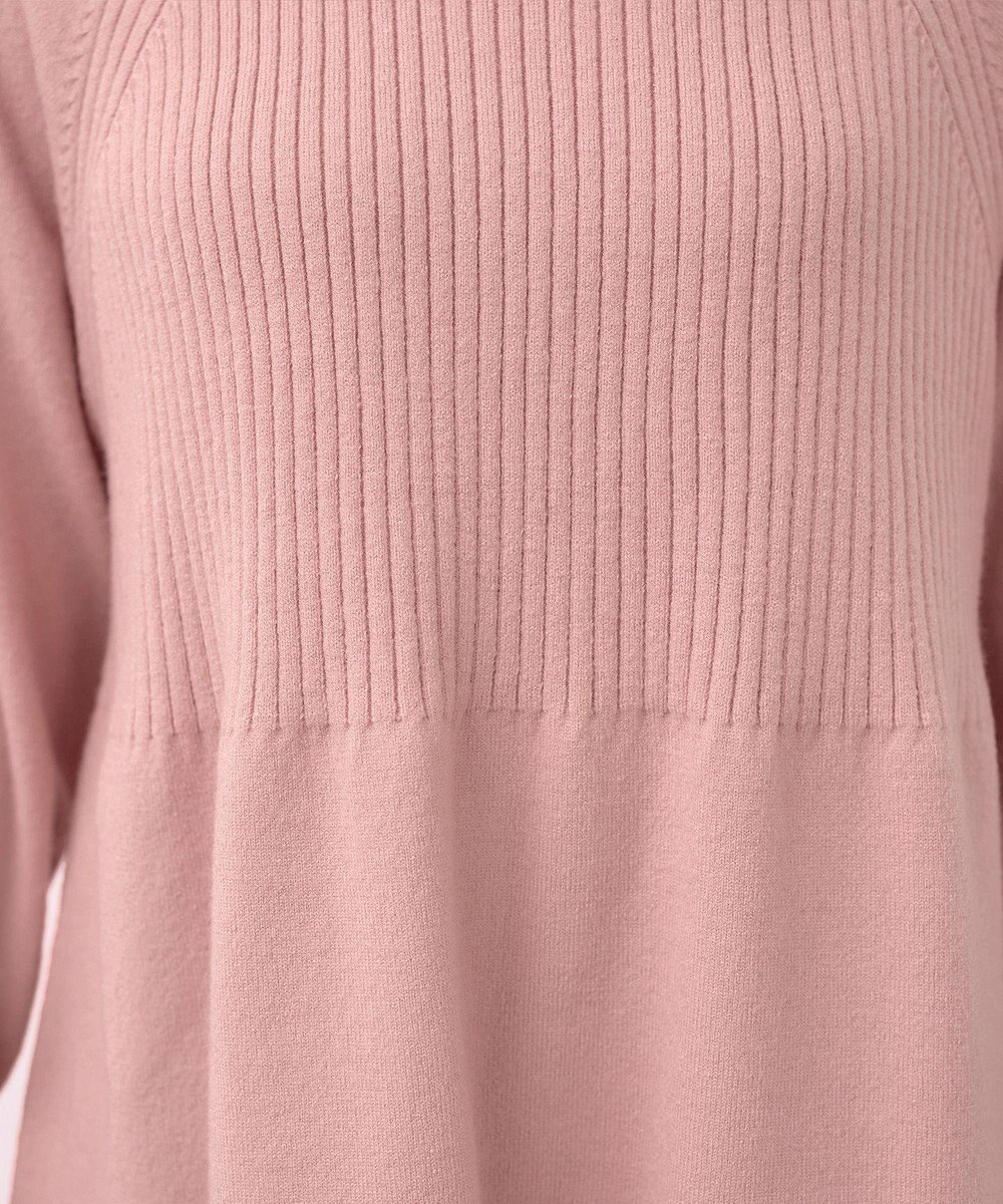 Tiaclasse 【新色追加・洗える】ミドルリブニットチュニック 