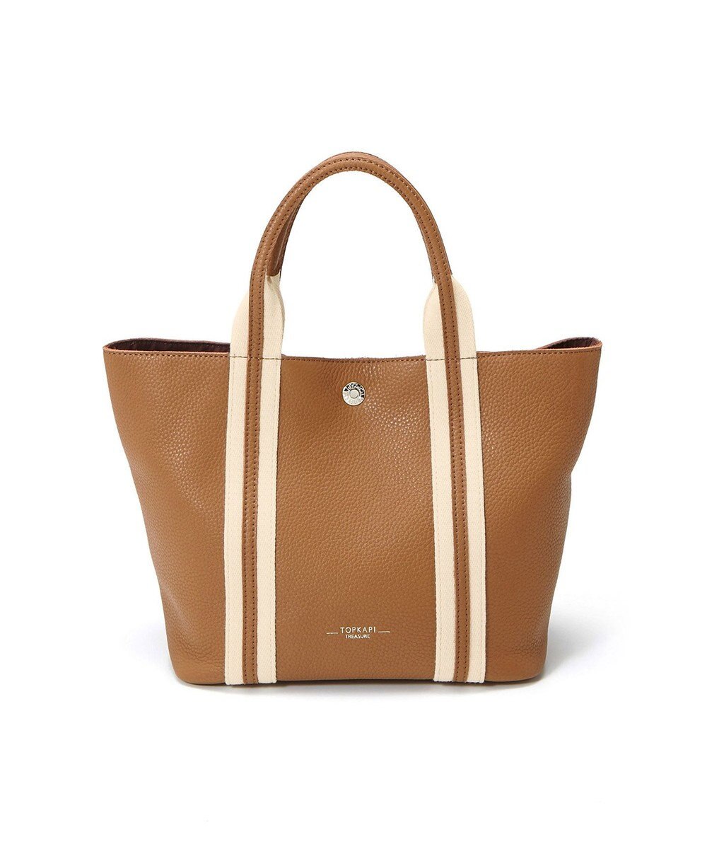 TOPKAPI 【TREASURE TOPKAPI】ソフトシュリンク テープコンビ ミニ トート バッグ ショルダーベルト付 