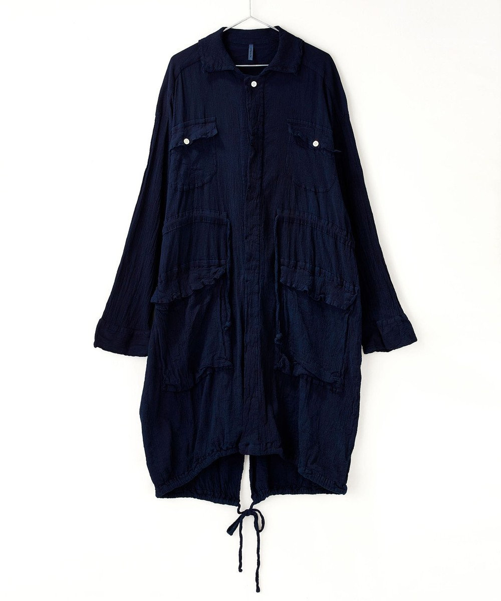 crêprie tsumori chisato creperie MOD'S COAT DRESS-AIZOME クレプリ 藍染モッズコートワンピース 