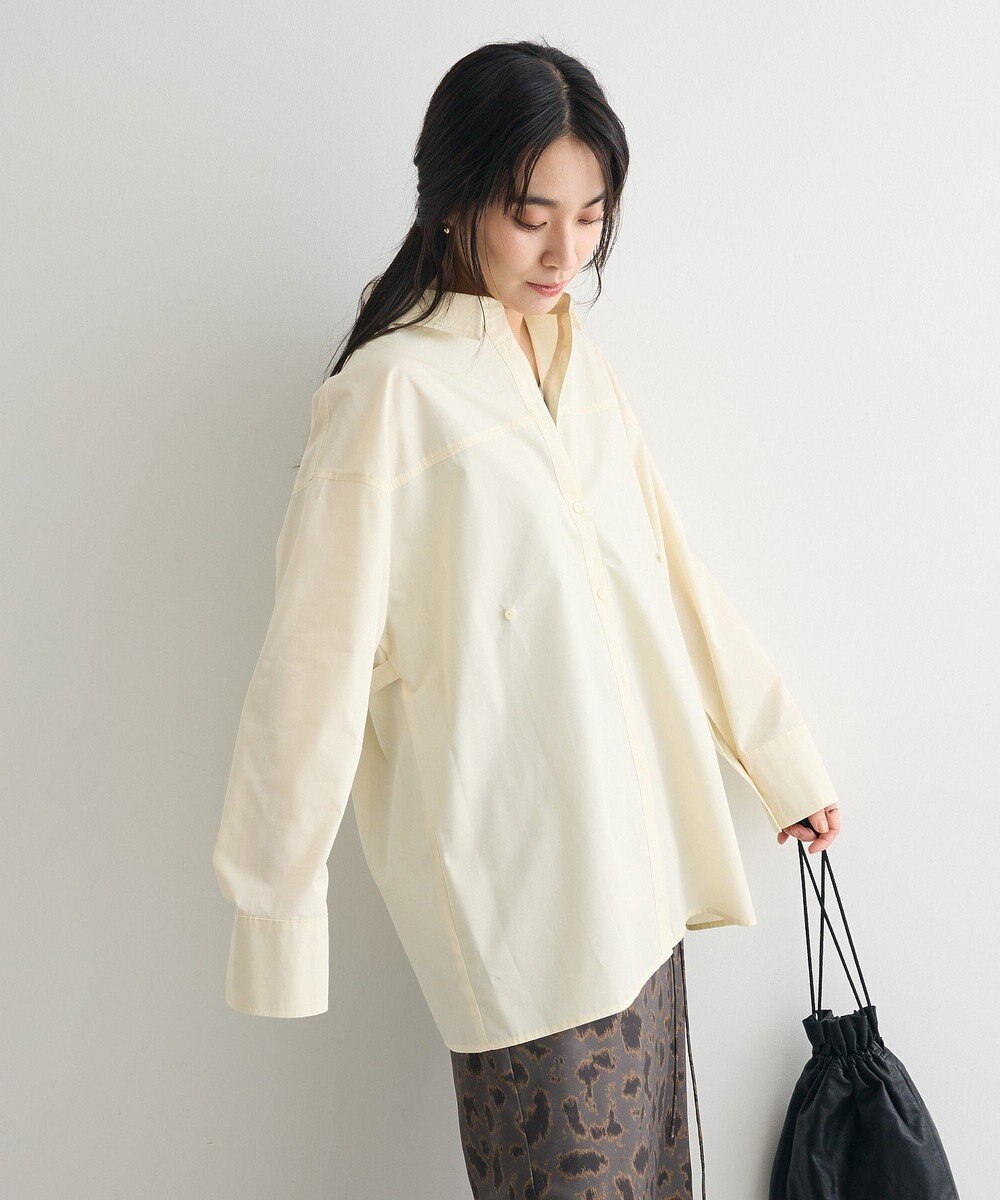 CRAFT STANDARD BOUTIQUE サイドベルトシャツ 