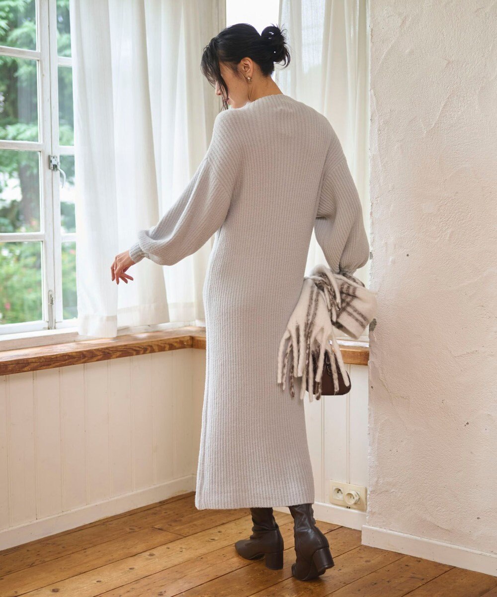 WEGO 【WEB限定/2025年秋冬新作】ニットワンピース 