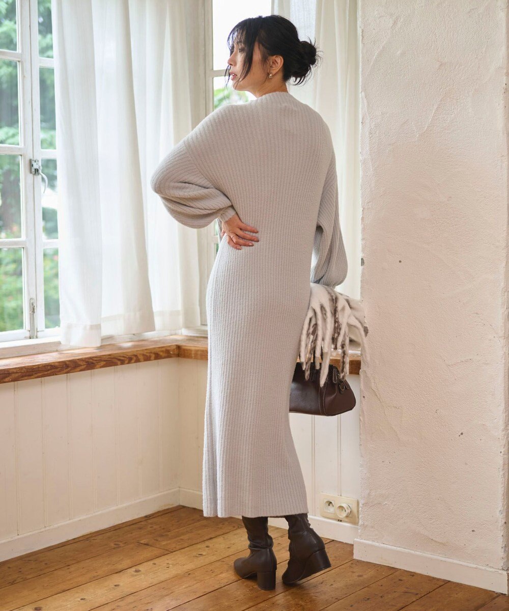 WEGO 【WEB限定/2025年秋冬新作】ニットワンピース 