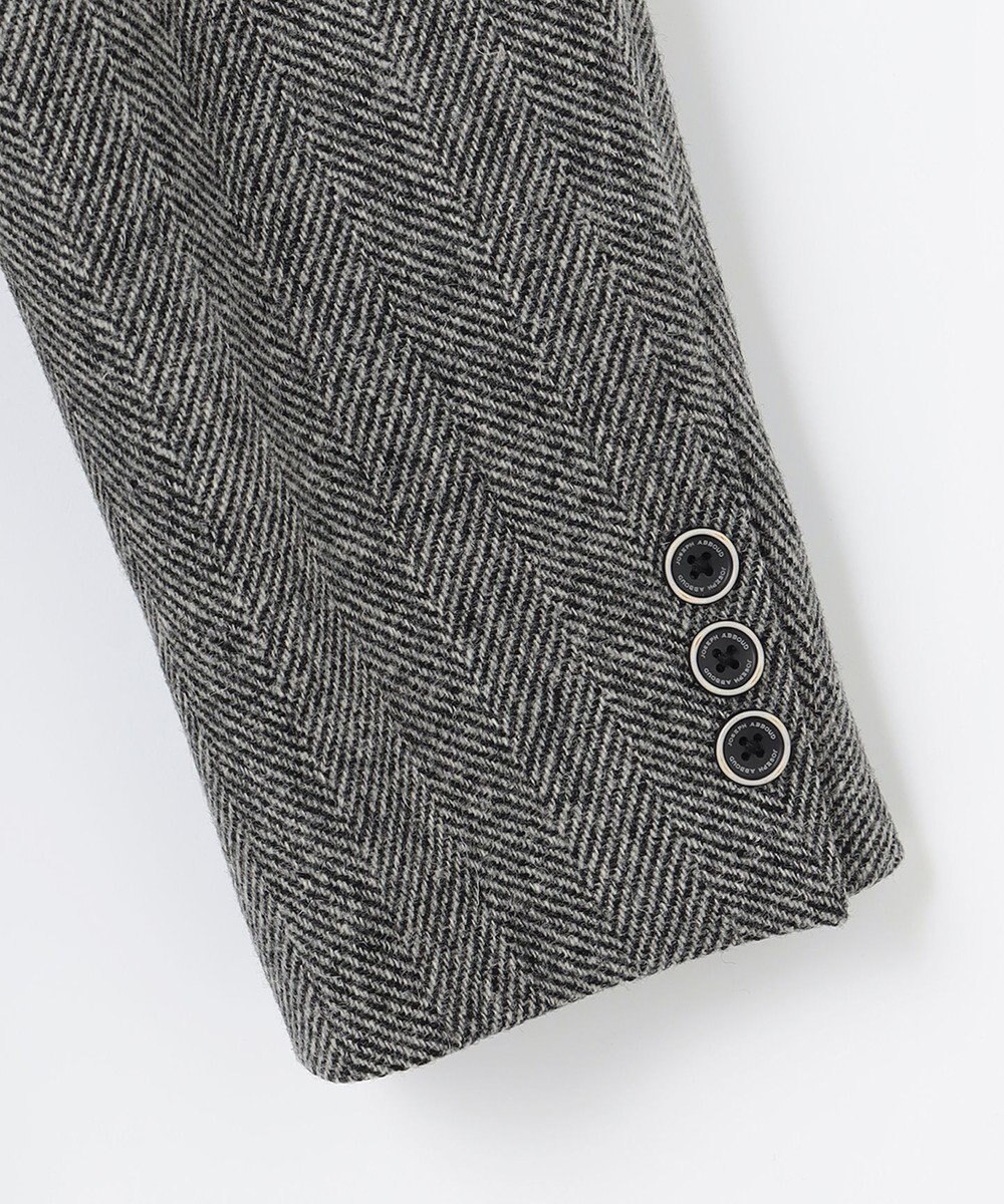 JOSEPH ABBOUD 【リラックスサイズ】ラムウールツィード ジャケット 