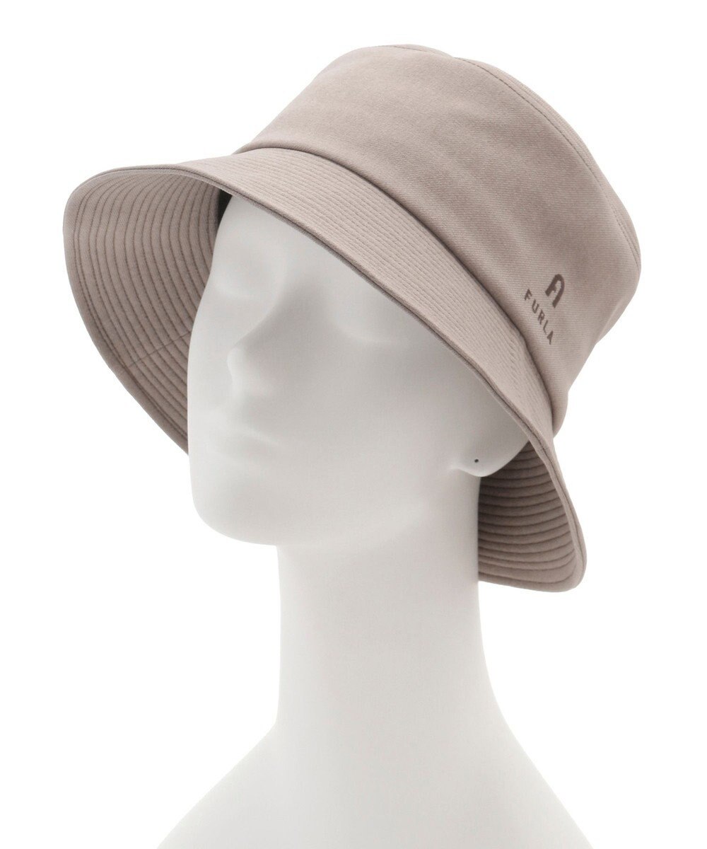 MOONBAT 【洗える】FURLA(フルラ) 中つば平天ハット UV 日本製 