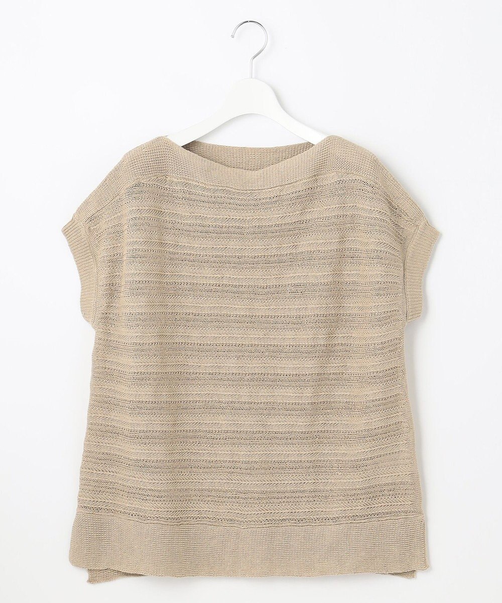 J.PRESS LADIES 【洗える】ヘンプレイヤード ニット 