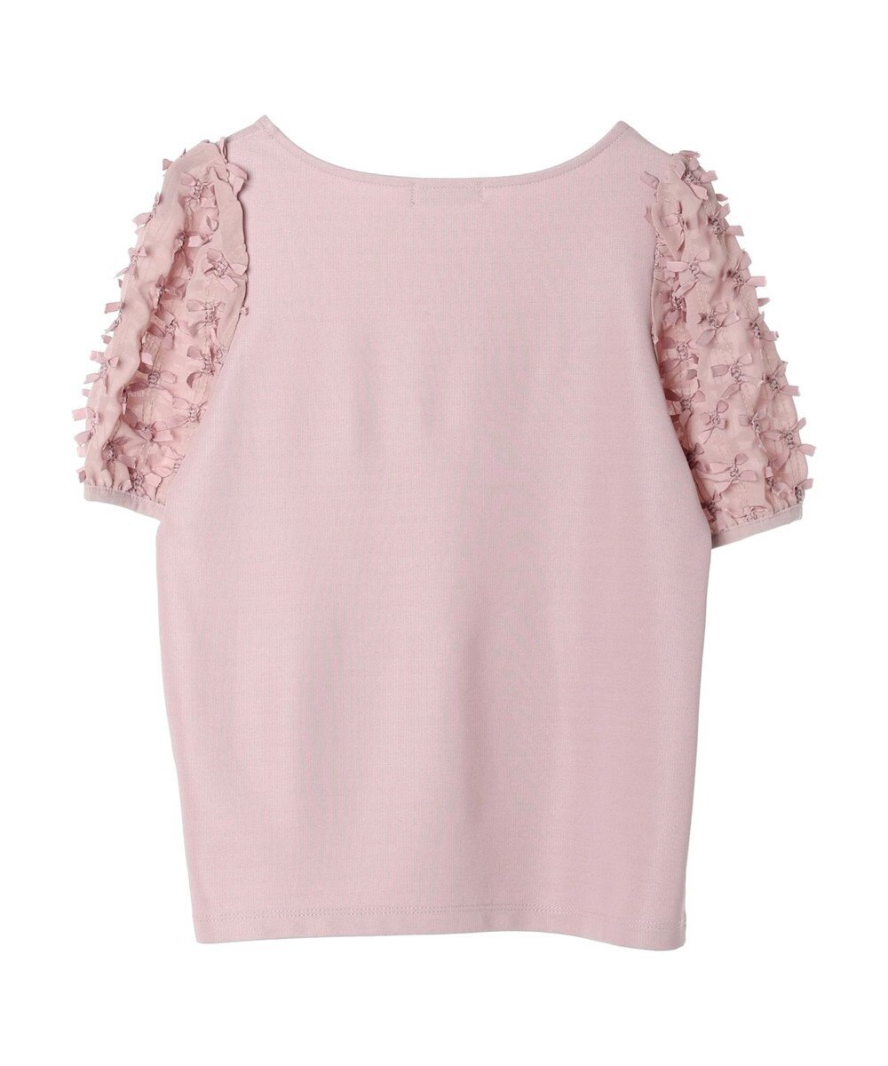 earth music&ecology リボンスリーブプルオーバー 