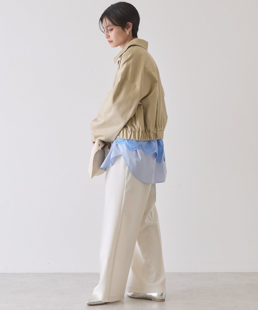 AMERICAN HOLIC 襟付きショート丈ブルゾン 