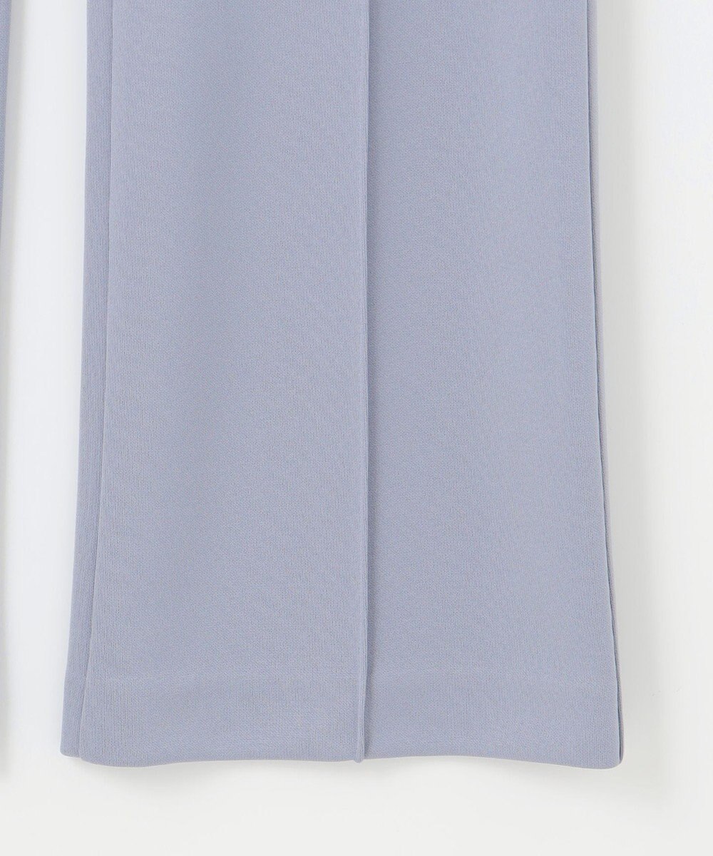 Feroux 【洗える】美シルエットストレッチセミフレア パンツ 