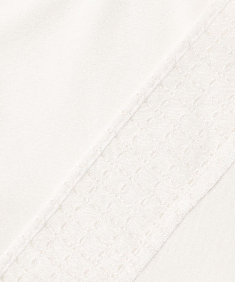 J.PRESS LADIES エンブロコンビ シャツジャージー バンドカラー カットソー 