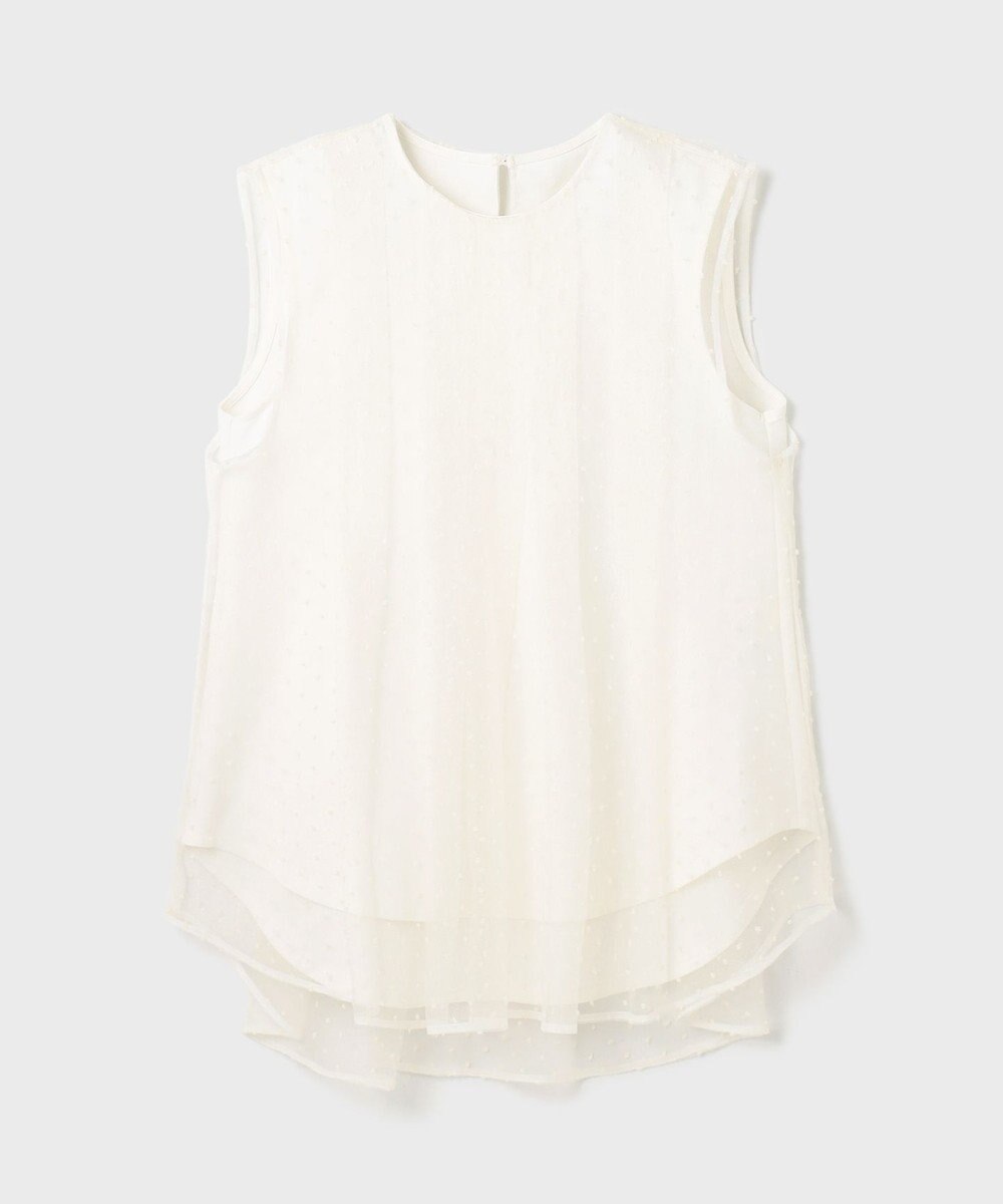 GRACE CONTINENTAL シアージャガードカットトップ 