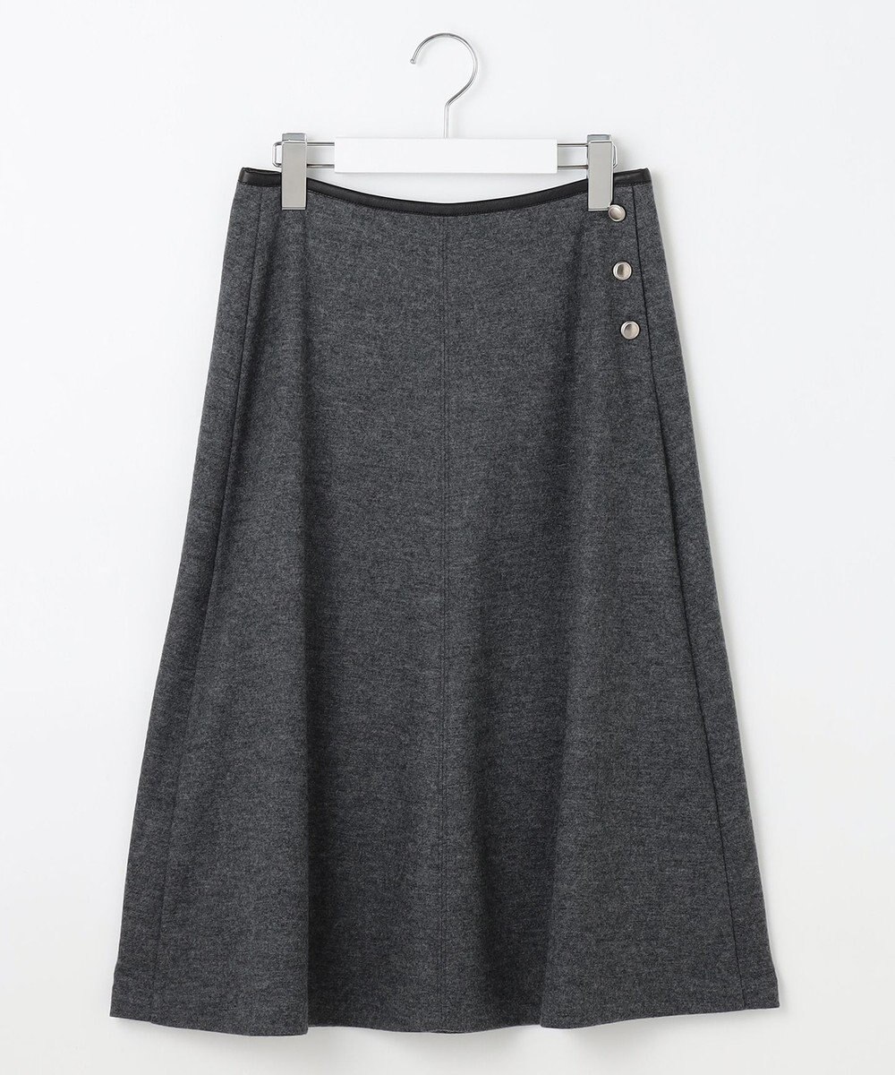 J.PRESS LADIES L 【洗える】ウールスムース スカート 