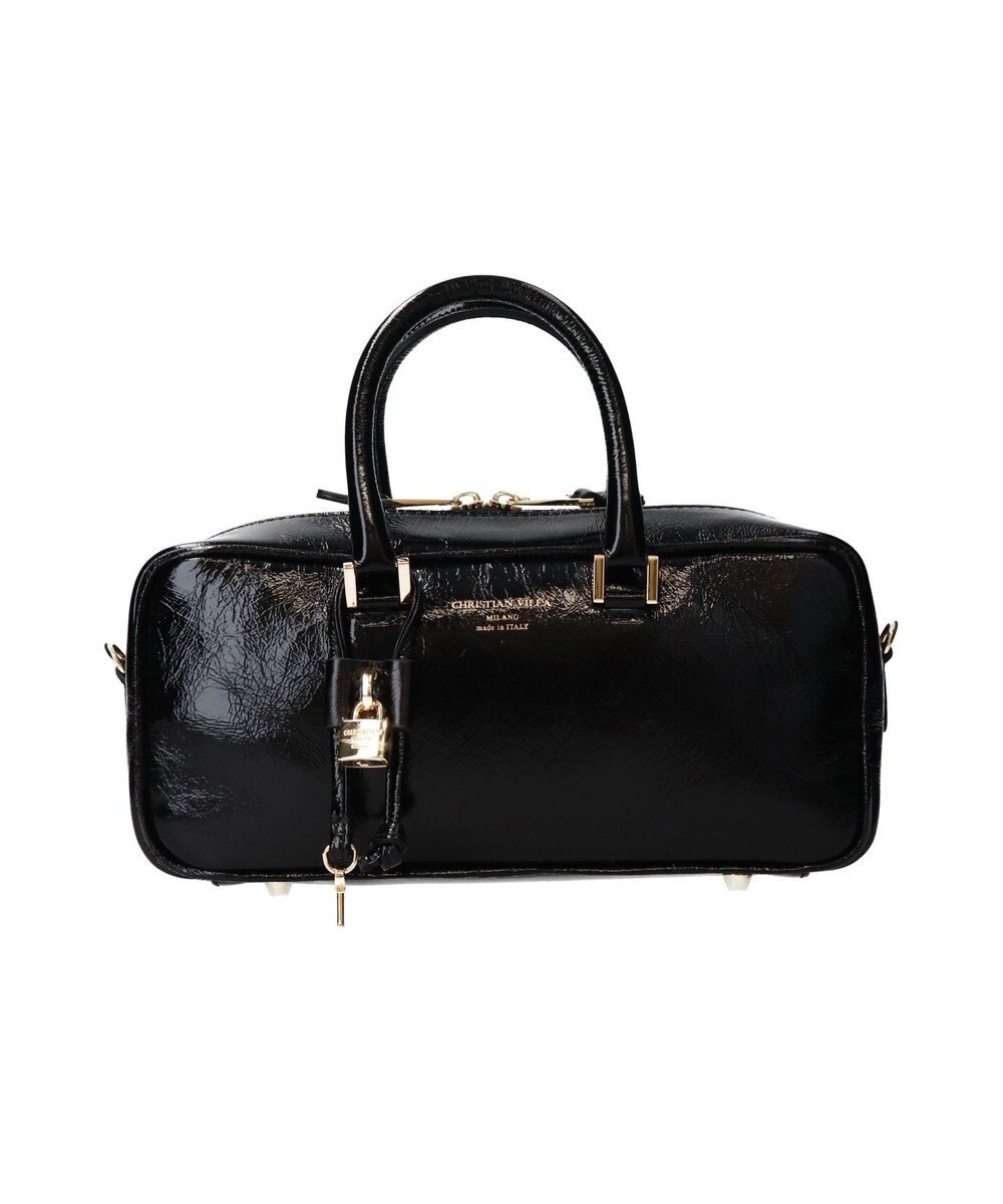 INTER-CHAUSSURES 【CHRISTIAN VILLA】レザーハンドルハンドバッグ 