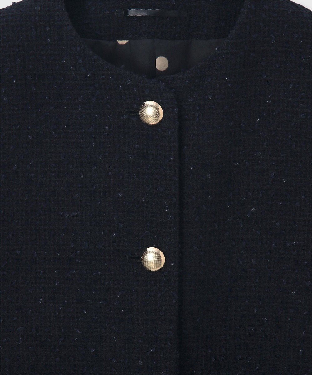 Paul Smith ツイード ノーカラー ジャケット 