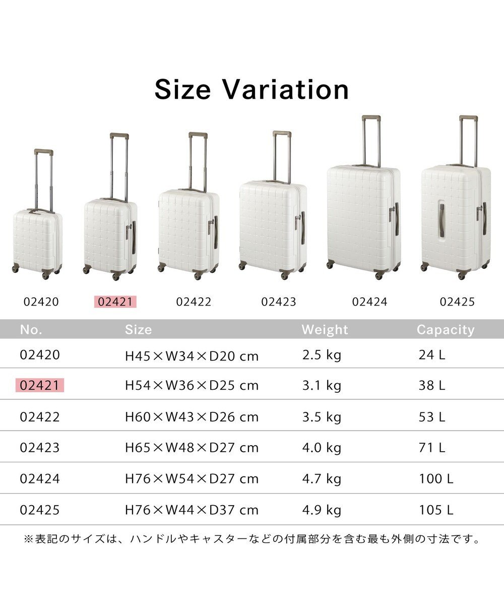 ACE BAGS & LUGGAGE Proteca 360G4 スーツケース 日本製 機内持ち込み 38L 02421 プロテカ 