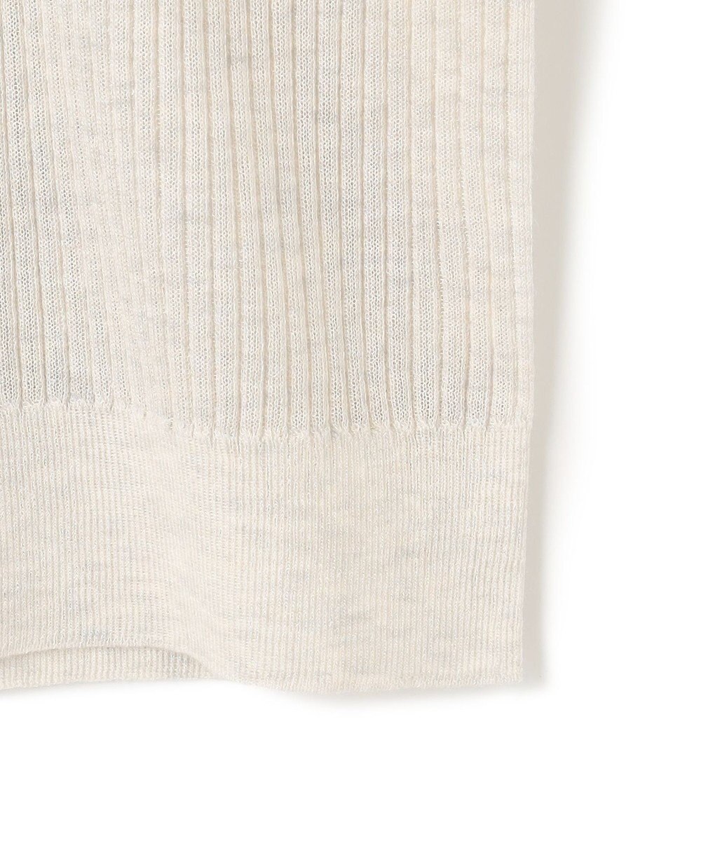 23区 S 【洗える】シャイニーシアー リブ ニット 