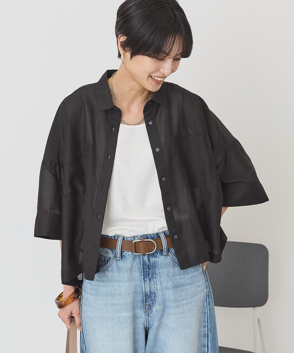 AMERICAN HOLIC 【先行予約】【WEB限定】Wポケットシアー半袖シャツ 