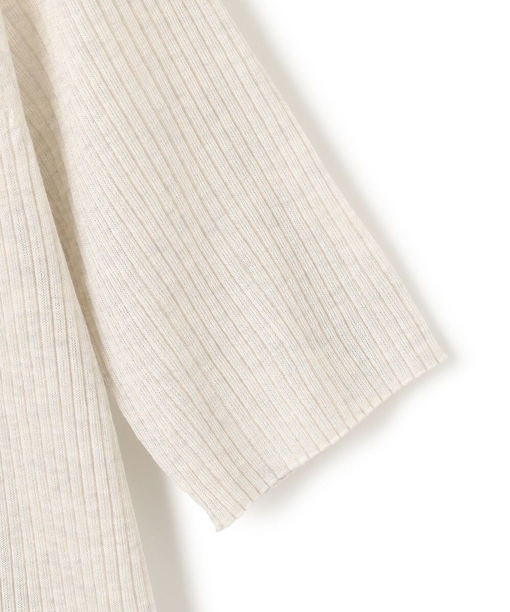 23区 【洗える】シャイニーシアー リブ ニット 