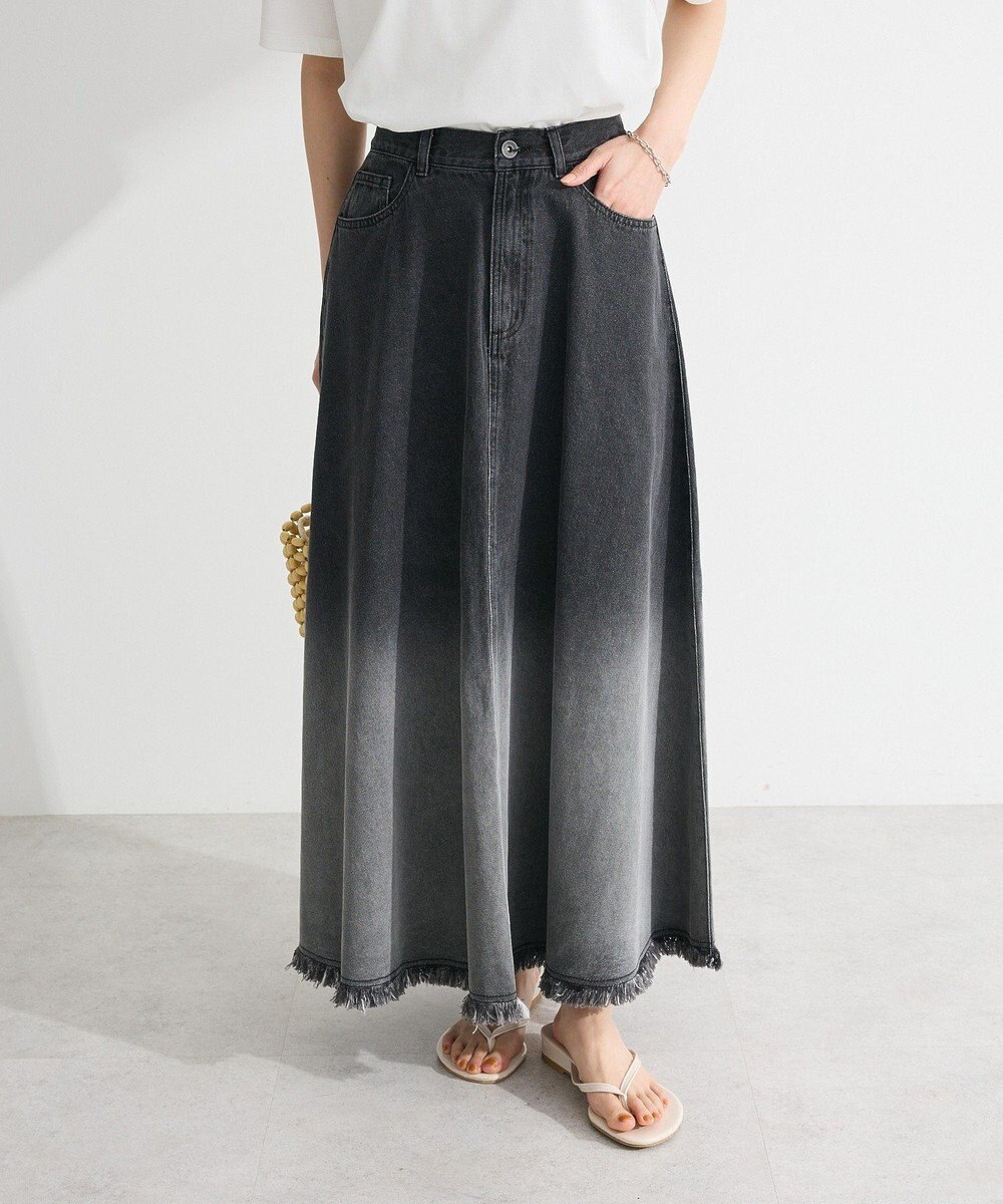 Green Parks ・ＳＵＧＡＲ　ＳＰＯＯＮ　グラデーションデニムスカー 