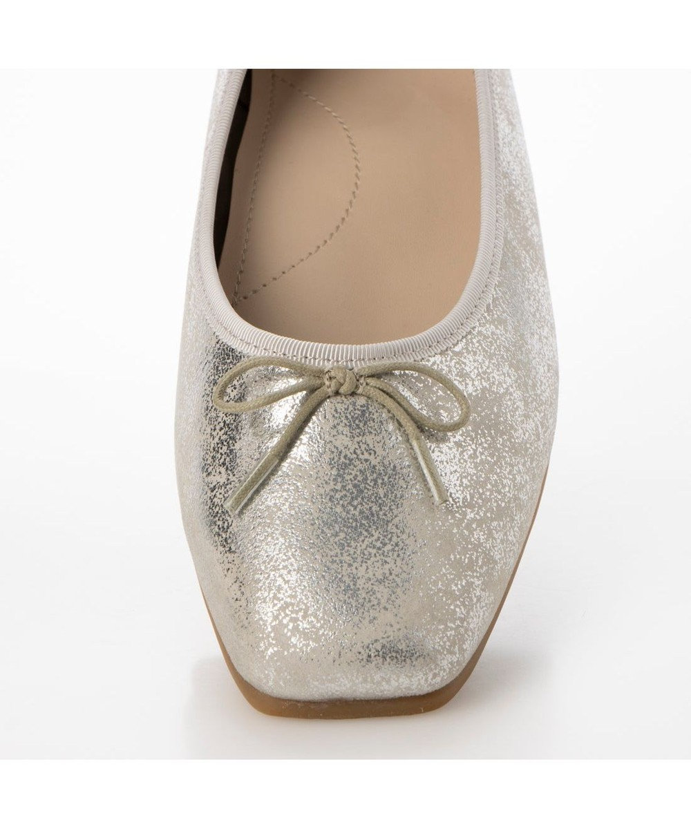 ing <ing>【WEB限定】スクエアトゥバレエシューズ 