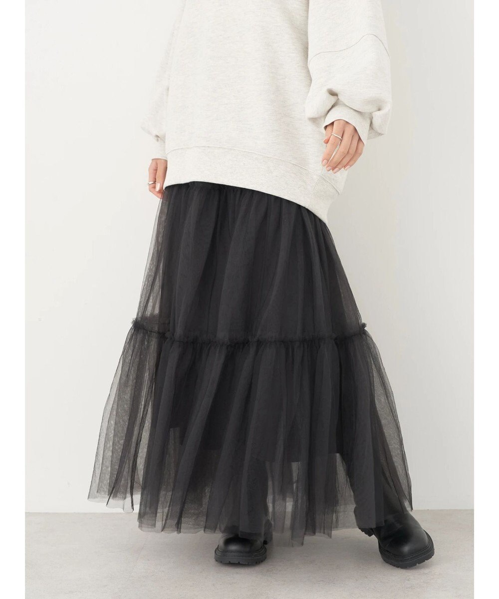 earth music&ecology マルチｗａｙチュールスカート 