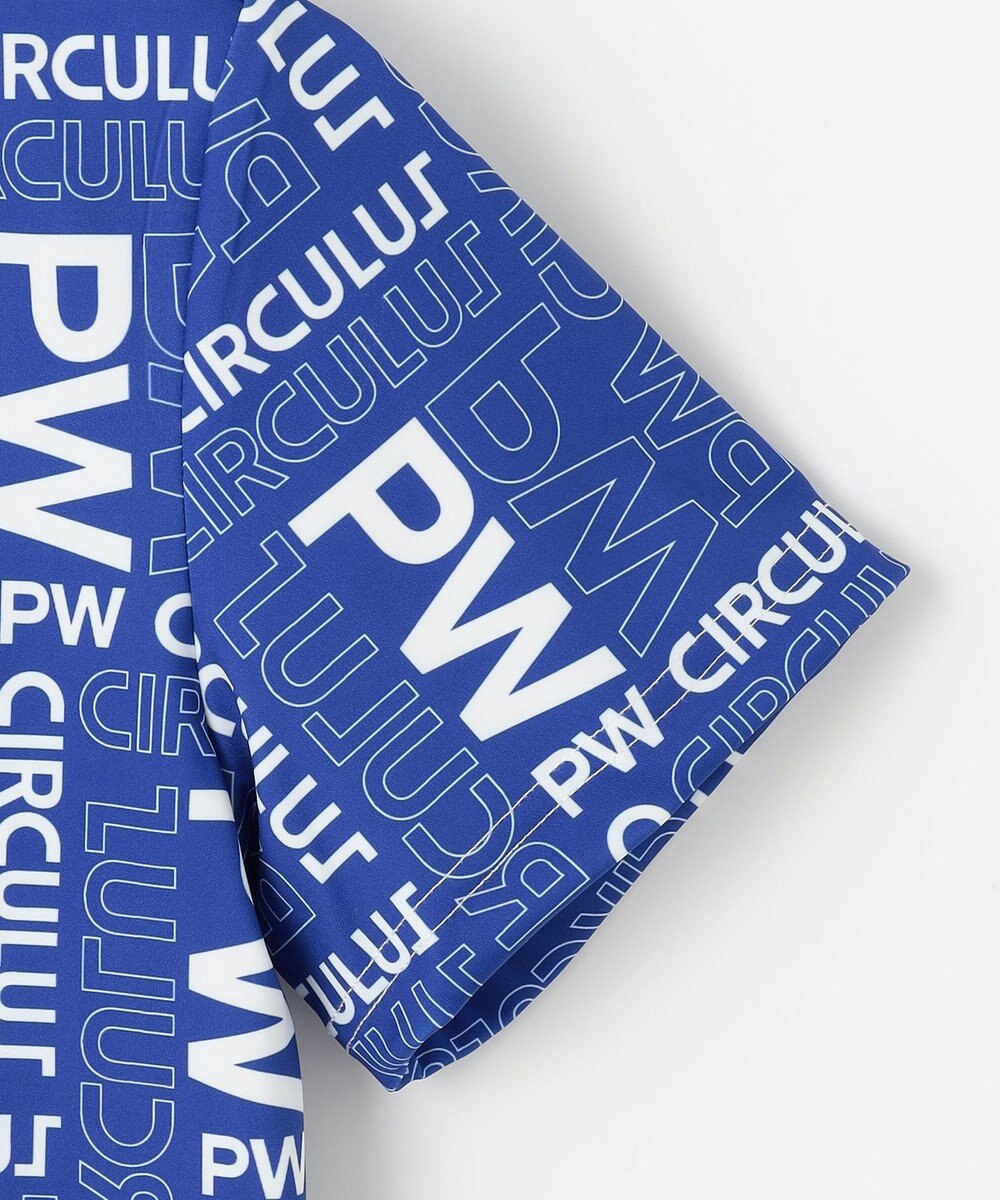 PW CIRCULUS 【UVカット / 吸水速乾 / 伸縮性抜群】【WOMEN】PWロゴ柄モック 