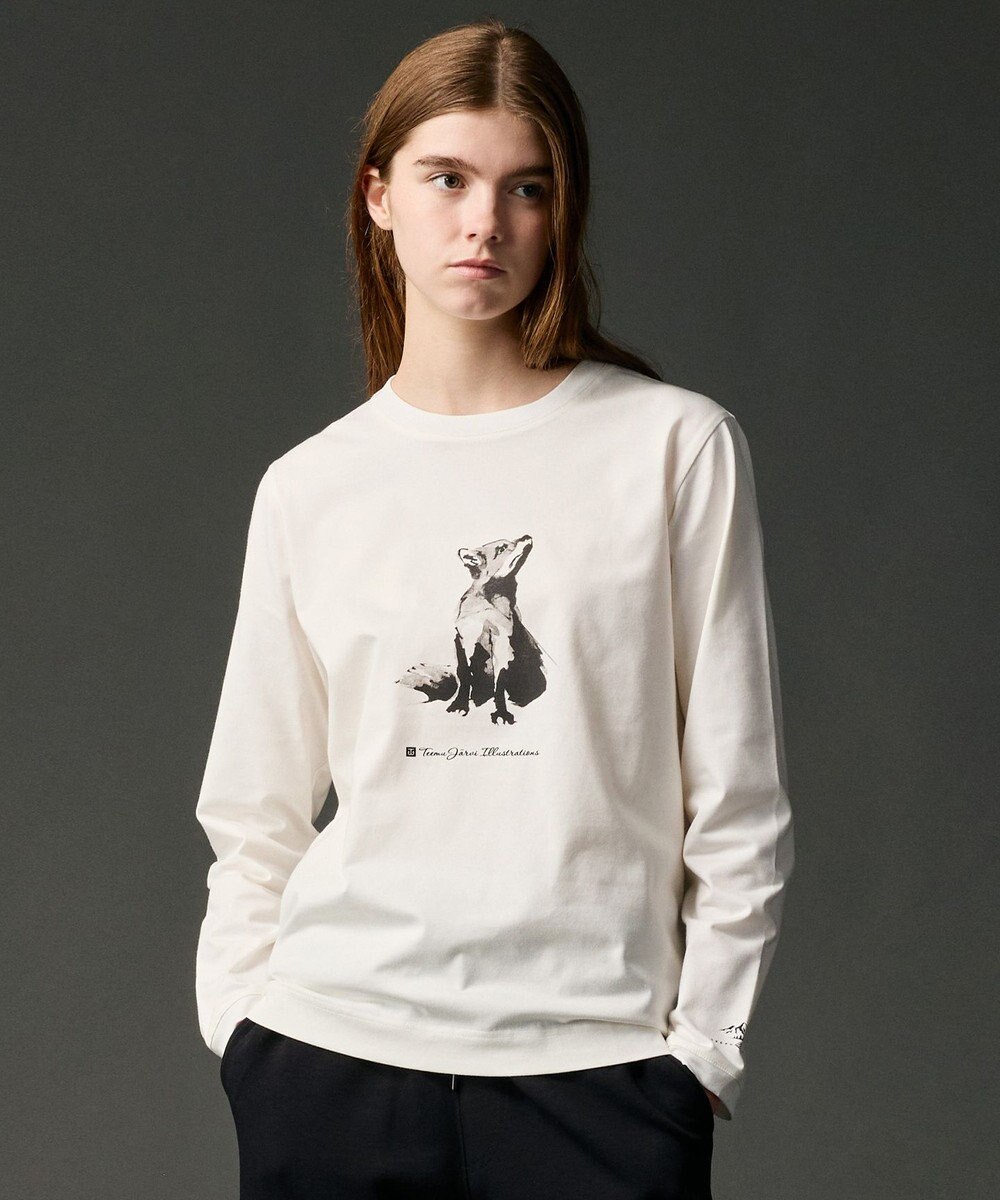 JOSEPH ABBOUD MOUNTAIN 【テーム・ヤルヴィモチーフ】プレーティング天竺 ロングTシャツ 
