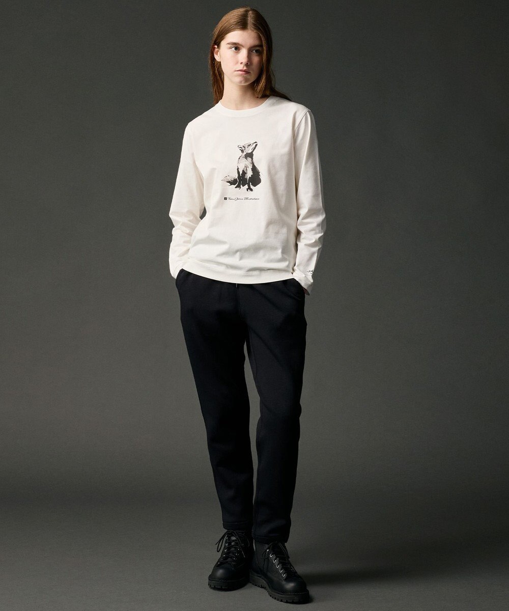 JOSEPH ABBOUD MOUNTAIN 【テーム・ヤルヴィモチーフ】プレーティング天竺 ロングTシャツ 