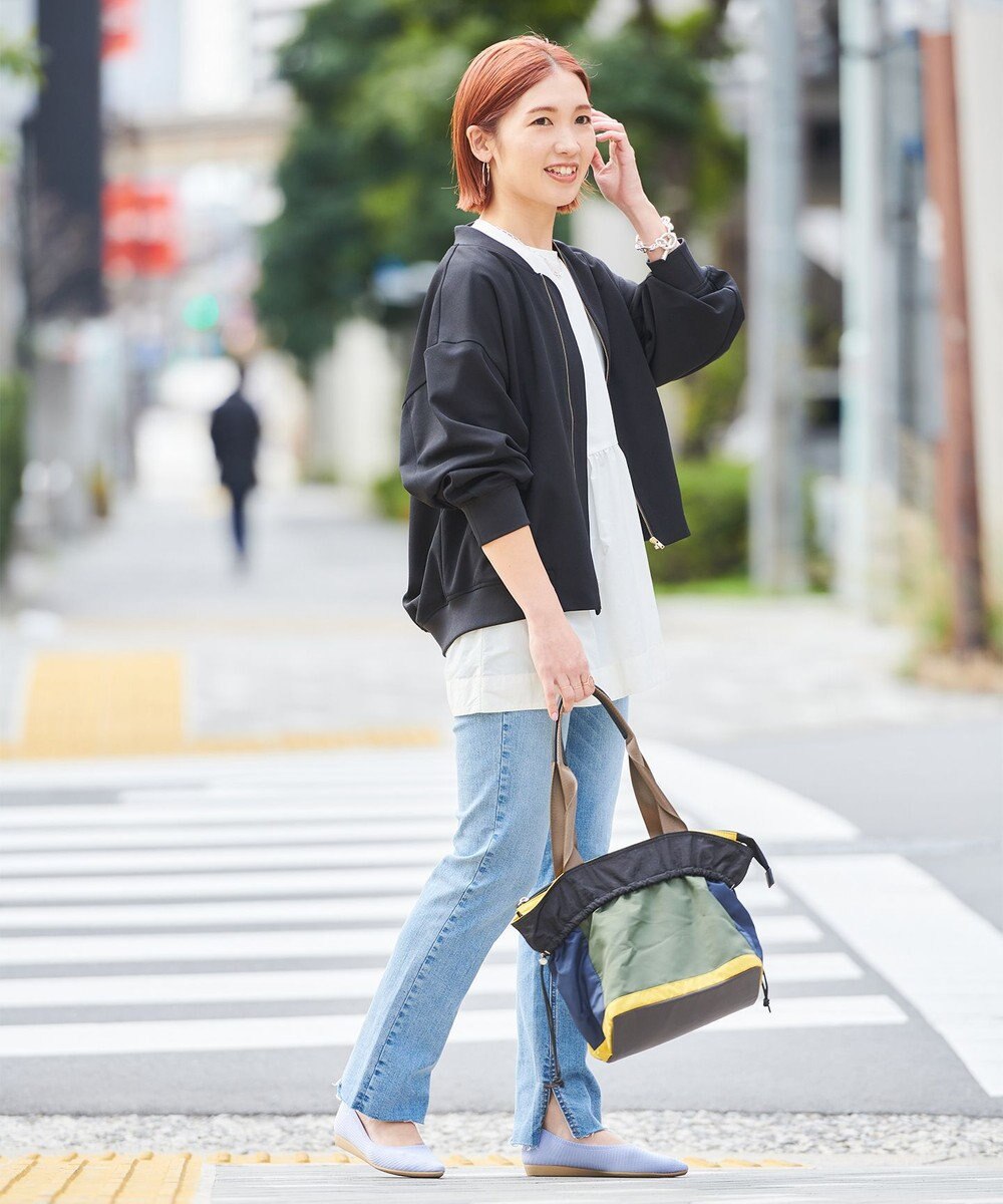 UNFILO L 【GLOW 6月号掲載/接触冷感/ストレッチ】BEAUTY FORM タフタコンビTシャツ 