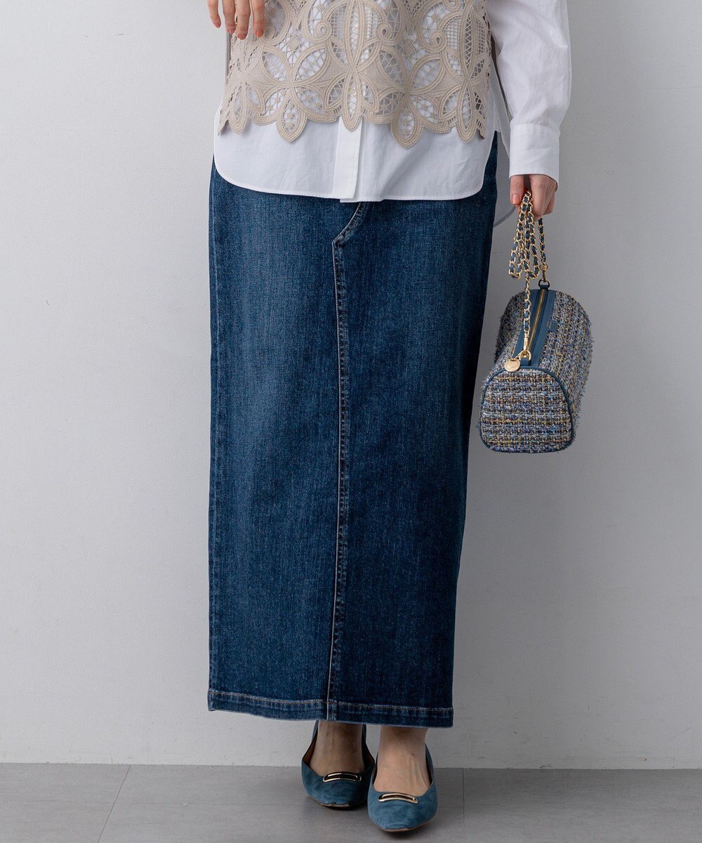 23区 L 【先行予約】23区DENIM Iライン デニムスカート 