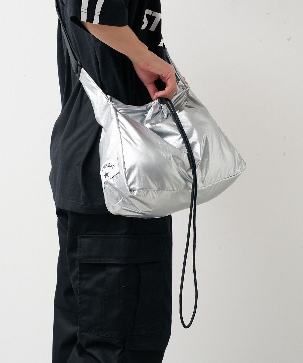 WEGO 【CONVERSE/ユニセックス着用ITEM】別注CONVERSEドローコードショルダーバッグ 