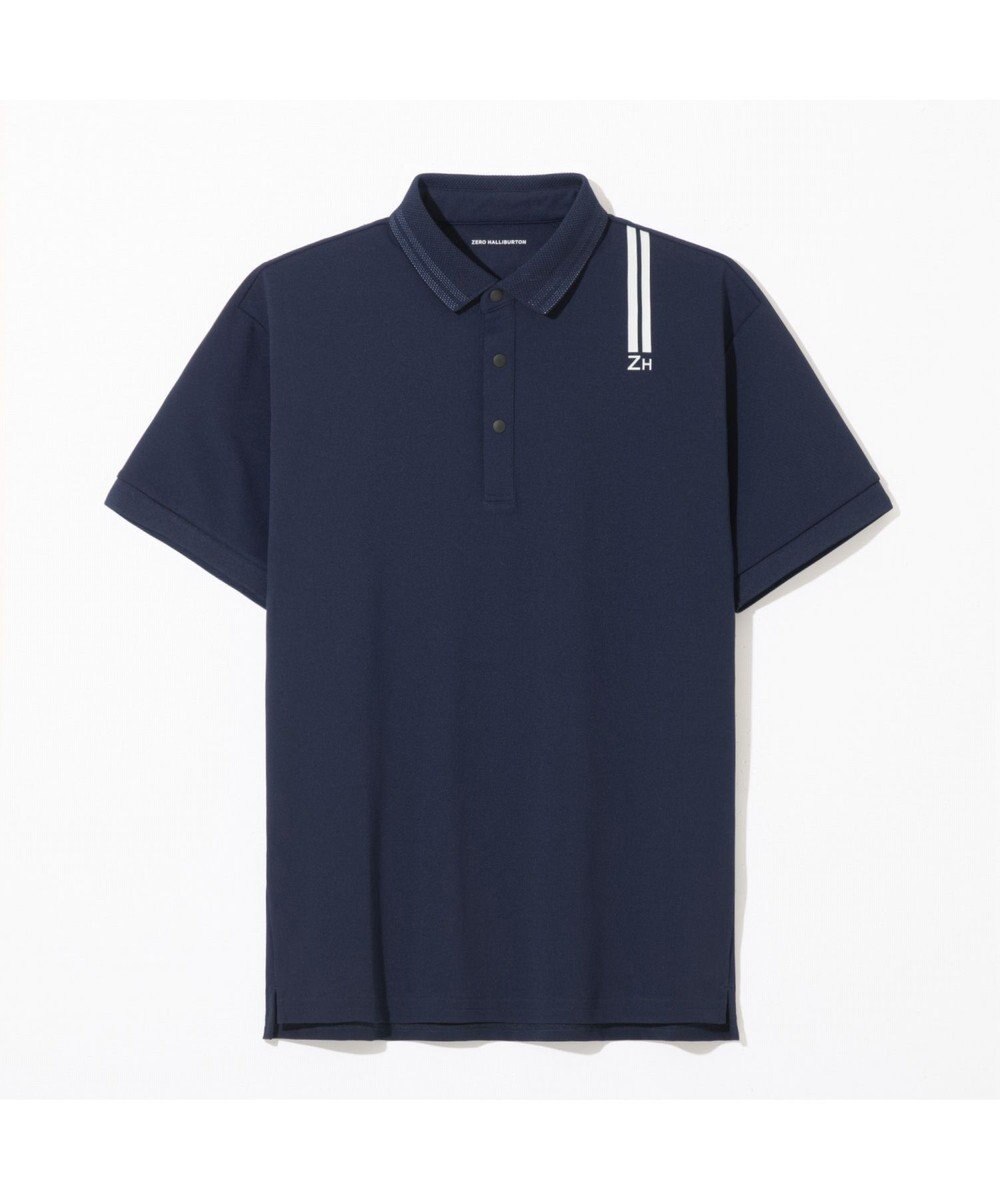 ZERO HALLIBURTON 【吸水速乾・UVケア】 ダブルリブ鹿の子ポロシャツ ZHG-M5S4b 82948 