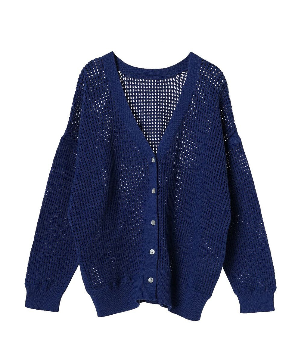 AMERICAN HOLIC ２ＷＡＹメッシュ編みニットカーディガン 