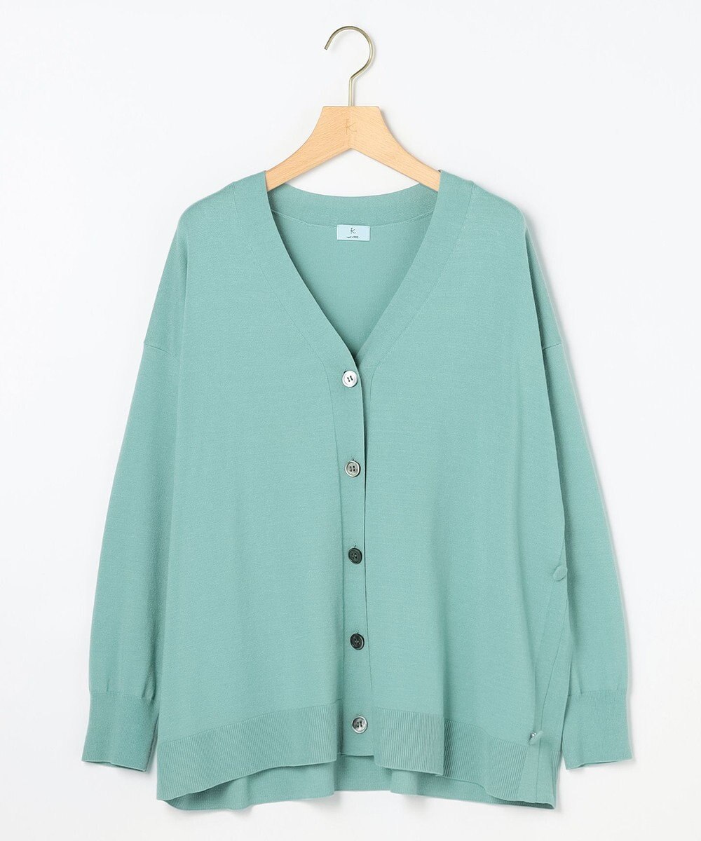 組曲 【加藤ローサさん着用 / 2WAY】スムースストレッチカシュクール カーディガン 