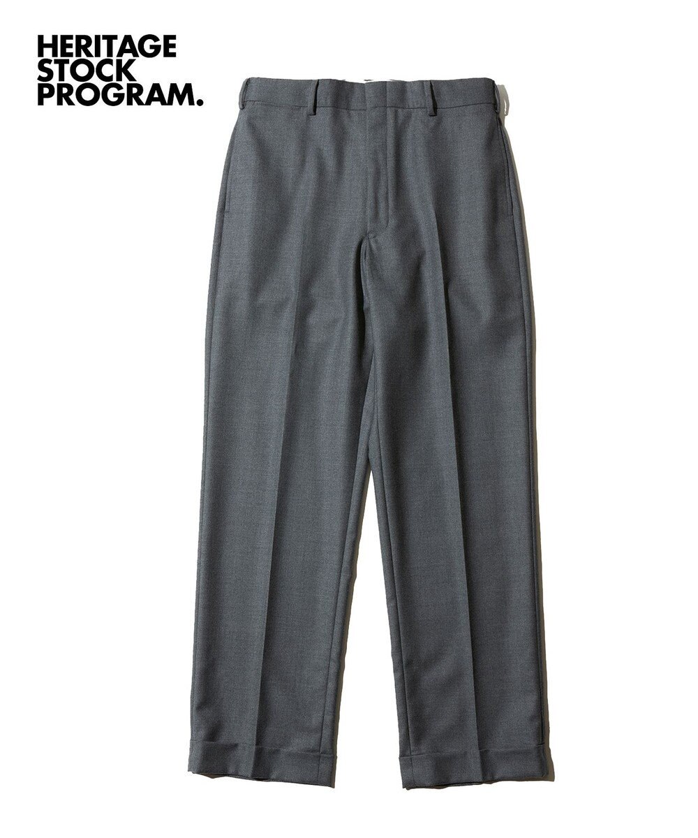 J.PRESS MEN 【J.PRESS ORIGINALS】Peppin Merino Saxony Piped Stem Trousers / Japan Made 