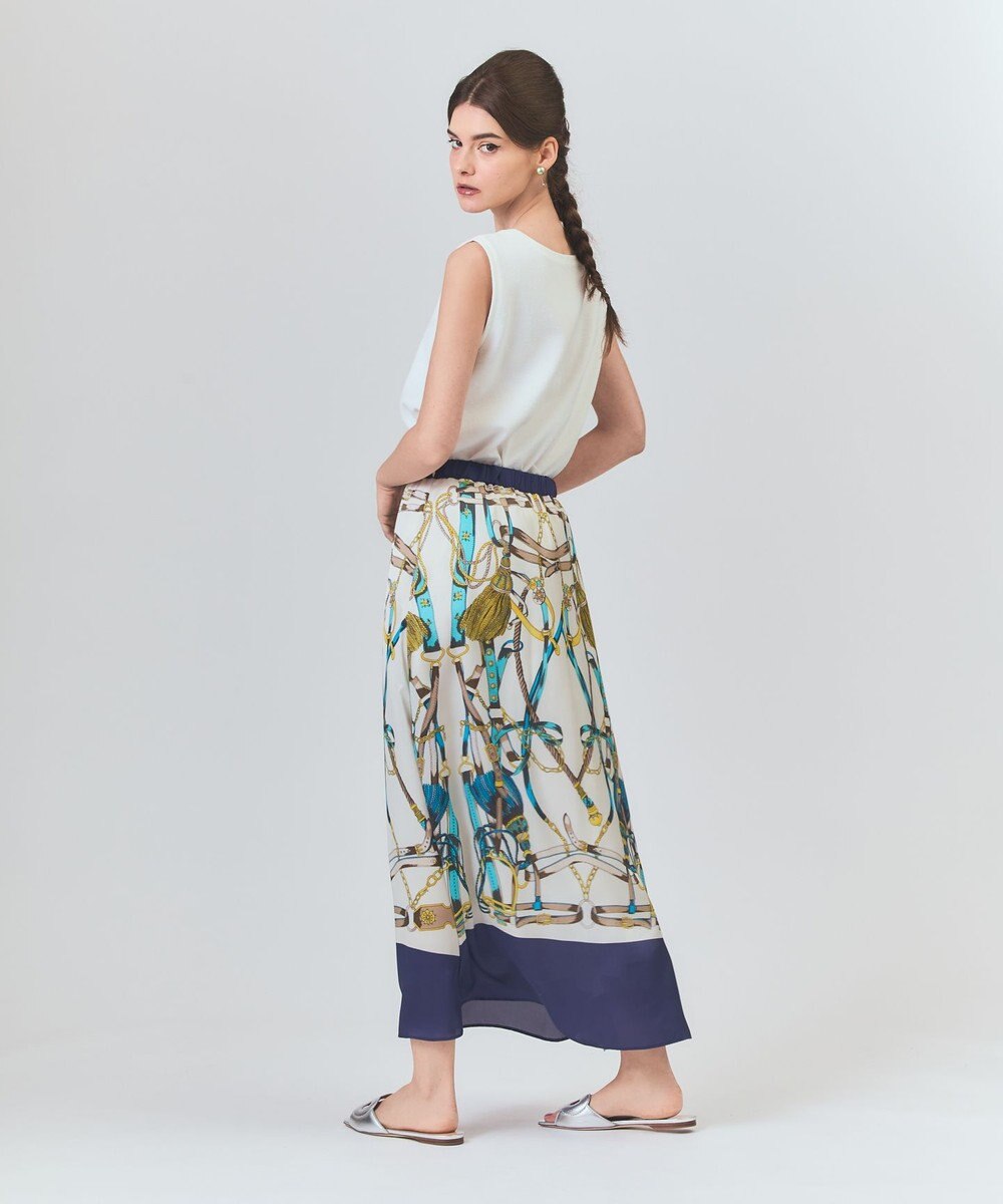 GRACE CONTINENTAL マリンスカーフロングスカート 