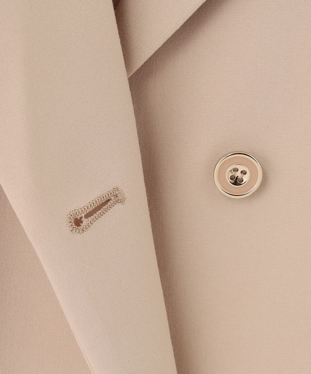 ANY SIS ノーカラーロングテロンチ コート 