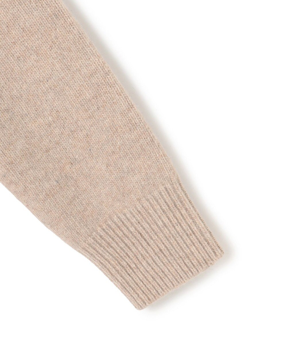 BEIGE， RULE / ウールカシミヤバイカラーハイネックニット 